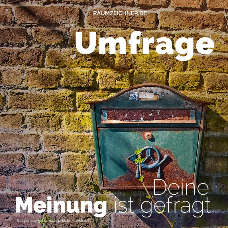 Umfrage 2015 auf Raumzeichner